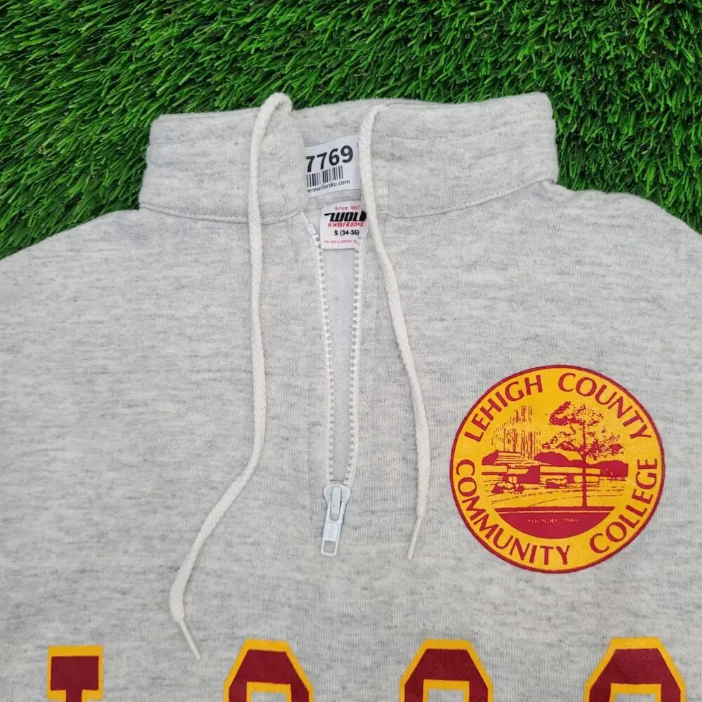Vintage 80s Lehigh Carbon Community Sweatshirt Small 18x24